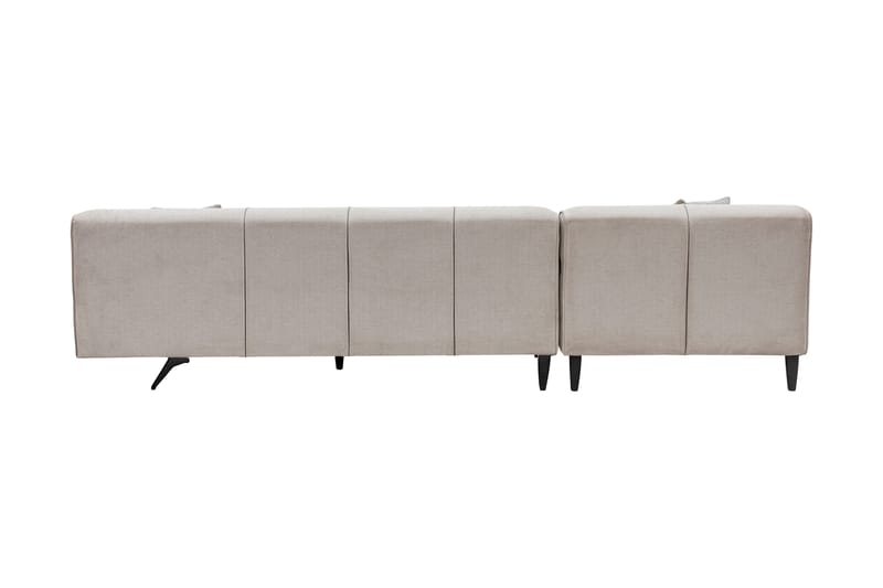 Jivago Divansoffa Vänster - Beige/Svart - Möbler - Soffa - Divansoffor & schäslongsoffa