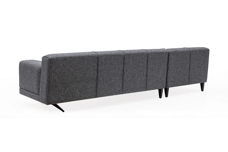 Jivago Divansoffa Vänster - Grå/Svart - Möbler - Soffa - Divansoffor & schäslongsoffa