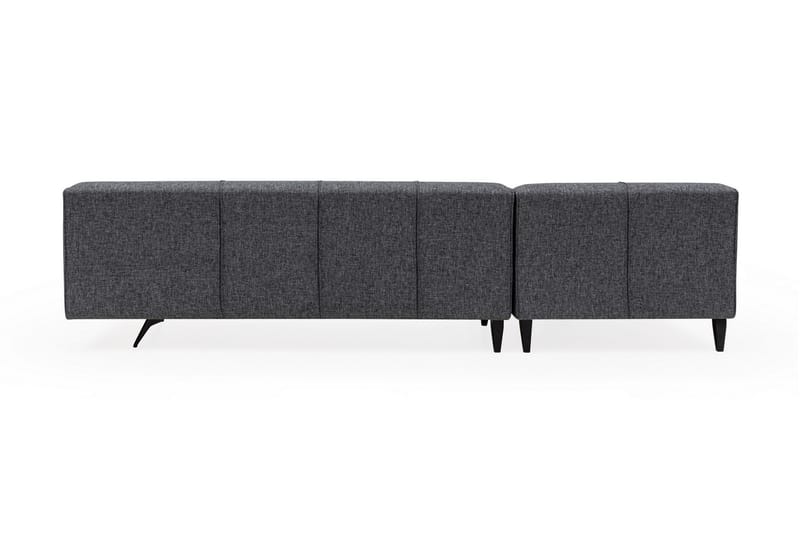 Jivago Divansoffa Vänster - Grå/Svart - Möbler - Soffa - Divansoffor & schäslongsoffa
