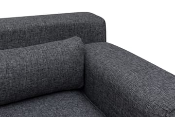 Jivago Divansoffa Vänster - Grå/Svart - Möbler - Soffa - Divansoffor & schäslongsoffa