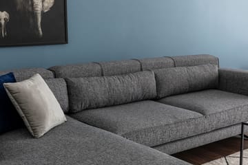 Jivago Divansoffa Vänster - Grå/Svart - Möbler - Soffa - Divansoffor & schäslongsoffa