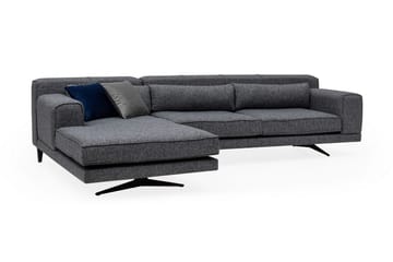 Jivago Divansoffa Vänster - Grå/Svart - Möbler - Soffa - Divansoffor & schäslongsoffa