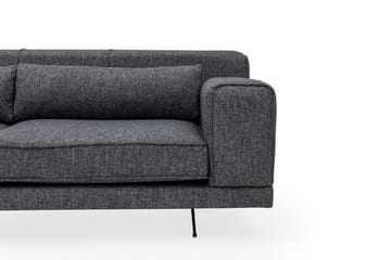 Jivago Divansoffa Vänster - Grå/Svart - Möbler - Soffa - Divansoffor & schäslongsoffa