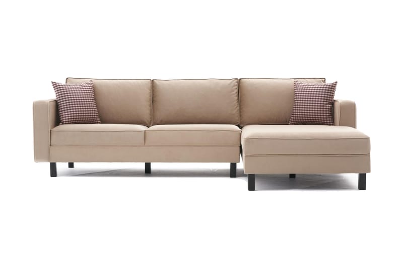 Kaletea Soffa m. Divan 4-sits - Beige - Möbler - Soffa - Divansoffor & schäslongsoffa