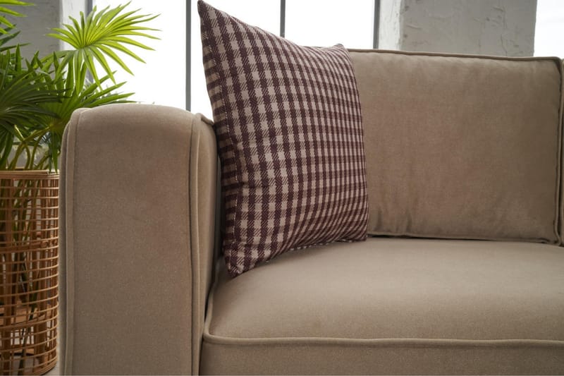 Kaletea Soffa m. Divan 4-sits - Beige - Möbler - Soffa - Divansoffor & schäslongsoffa