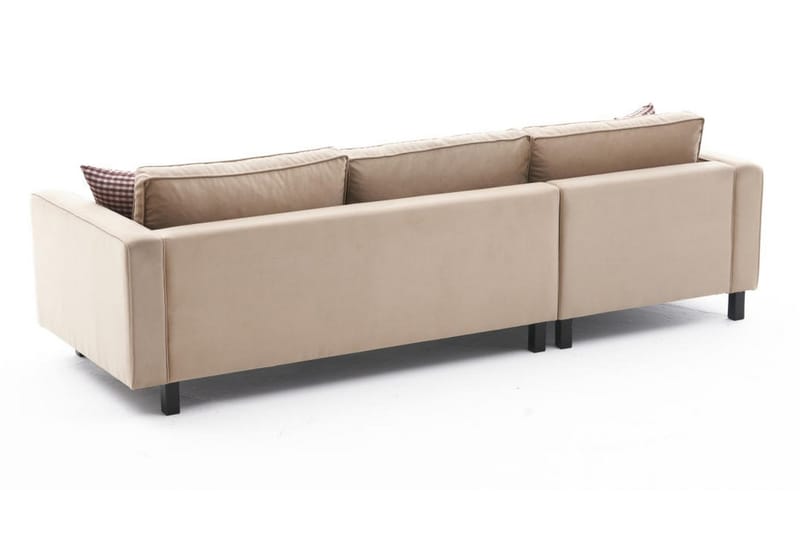 Kaletea Soffa m. Divan 4-sits - Beige - Divansoffor & schäslongsoffa - 4 sits soffa med divan