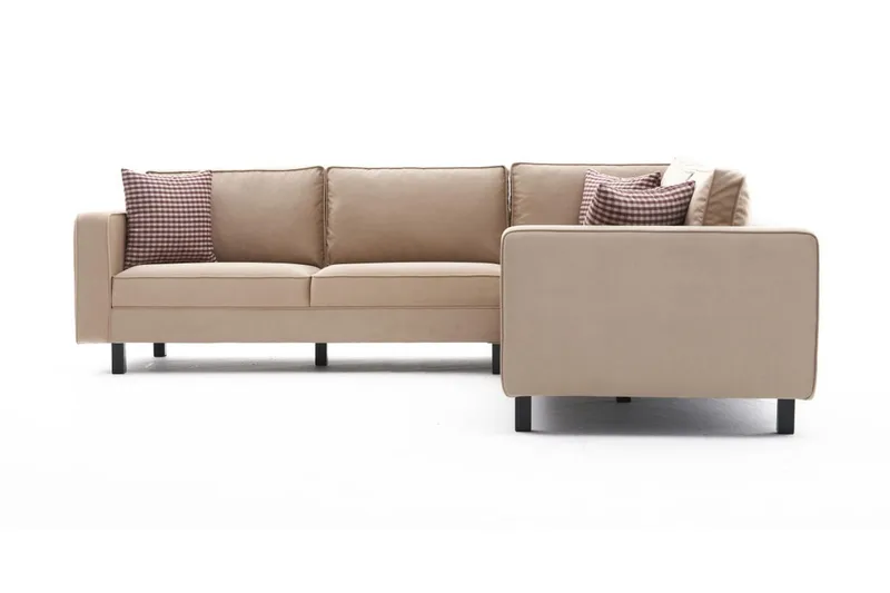 Kaletea Soffa m. Divan 4-sits - Beige - Möbler - Soffa - Hörnsoffa - Hörnsoffa med divan