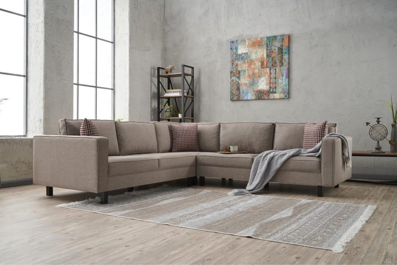 Kaletea Soffa m. Divan 4-sits - Cream - Möbler - Soffa - Divansoffor & schäslongsoffa