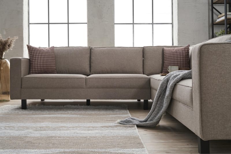 Kaletea Soffa m. Divan 4-sits - Cream - Möbler - Soffa - Divansoffor & schäslongsoffa