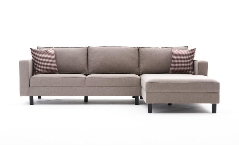 Kaletea Soffa m. Divan 4-sits - Cream - Divansoffor & schäslongsoffa - 4 sits soffa med divan
