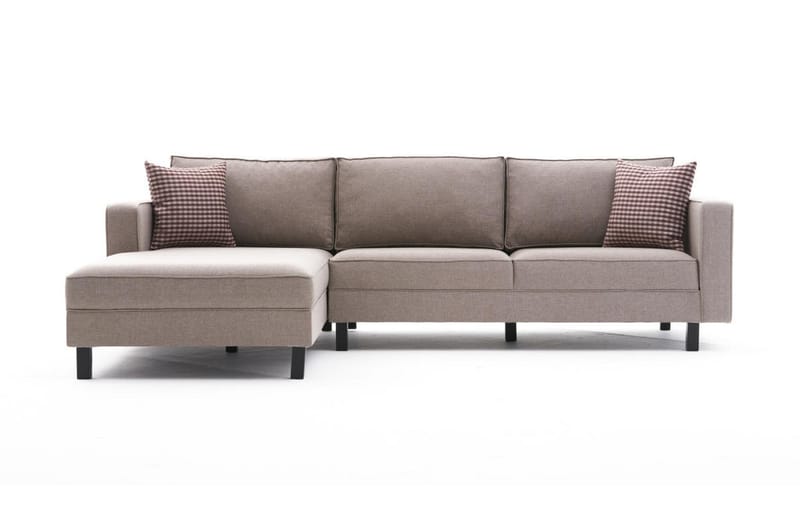 Kaletea Soffa m. Divan 4-sits - Cream - Divansoffor & schäslongsoffa - 4 sits soffa med divan