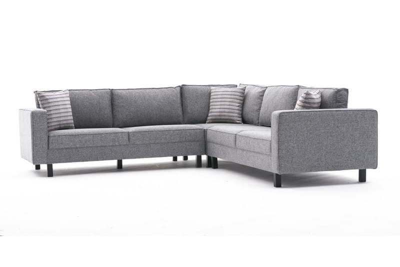 Kaletea Soffa m. Divan 4-sits - Grå - Möbler - Soffa - Divansoffor & schäslongsoffa