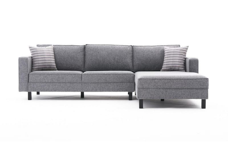 Kaletea Soffa m. Divan 4-sits - Grå - Möbler - Soffa - Divansoffor & schäslongsoffa