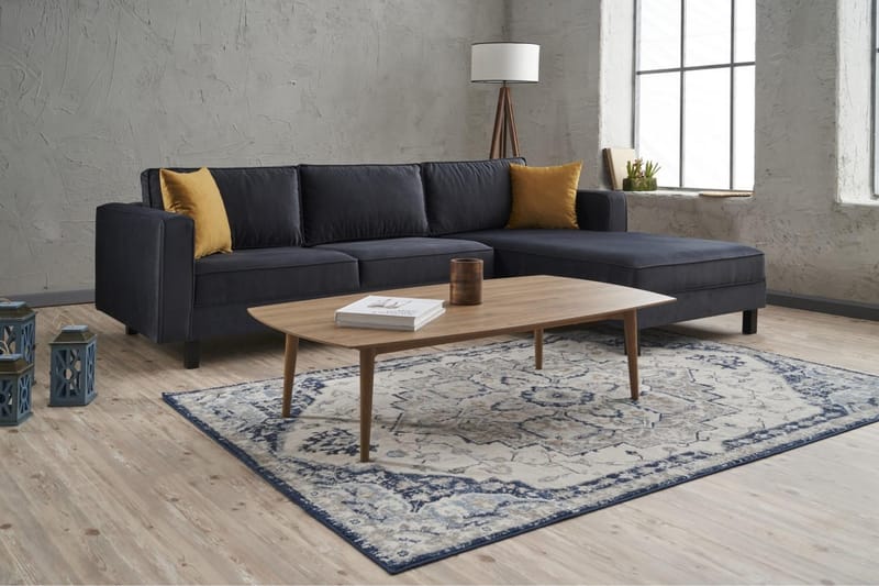 Kaletea Soffa m. Divan 4-sits - Mörkgrå - Möbler - Soffa - Divansoffor & schäslongsoffa