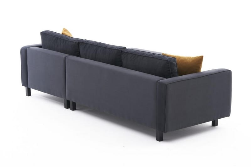 Kaletea Soffa m. Divan 4-sits - Mörkgrå - Möbler - Soffa - Divansoffor & schäslongsoffa