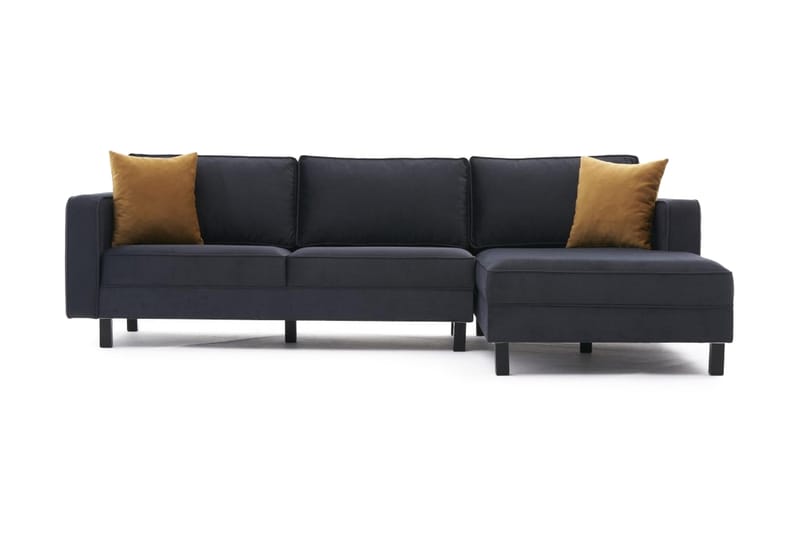 Kaletea Soffa m. Divan 4-sits - Mörkgrå - Möbler - Soffa - Divansoffor & schäslongsoffa