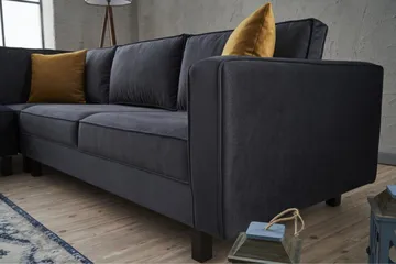 Kaletea Soffa m. Divan 4-sits - Mörkgrå - Möbler - Soffa - Hörnsoffa