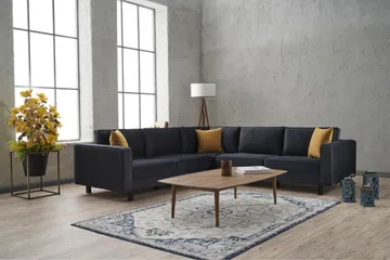 Kaletea Soffa m. Divan 4-sits - Mörkgrå - Möbler - Soffa - Hörnsoffa