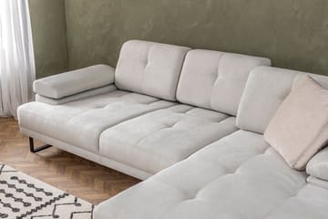 Kitimat 3-sits Högervänd L-formad Divansoffa 274 cm i Tyg - Beige - Möbler - Soffa - Divansoffor & schäslongsoffa - 3 sits soffa med divan