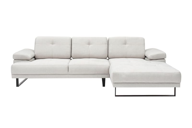 Kitimat 3-sits Högervänd L-formad Divansoffa 274 cm i Tyg - Beige - Möbler - Soffa - Divansoffor & schäslongsoffa - 3 sits soffa med divan
