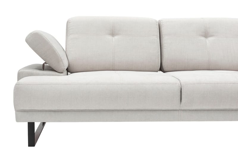 Kitimat 3-sits Högervänd L-formad Divansoffa 274 cm i Tyg - Beige - Möbler - Soffa - Divansoffor & schäslongsoffa - 3 sits soffa med divan
