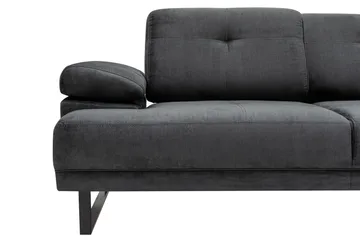 Kitimat 3-sits Högervänd L-formad Divansoffa 314 cm i Tyg - Grå - Möbler - Soffa - Divansoffor & schäslongsoffa - 3 sits soffa med divan