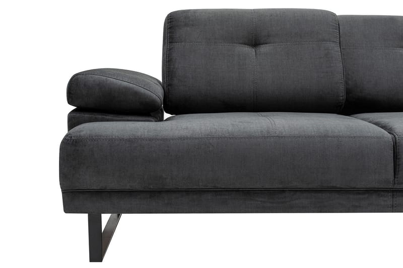 Kitimat 3-sits Högervänd L-formad Divansoffa 314 cm i Tyg - Grå - Möbler - Soffa - Divansoffor & schäslongsoffa - 3 sits soffa med divan