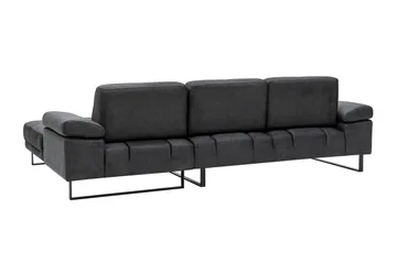 Kitimat 3-sits Högervänd L-formad Divansoffa 314 cm i Tyg - Grå - Möbler - Soffa - Divansoffor & schäslongsoffa - 3 sits soffa med divan