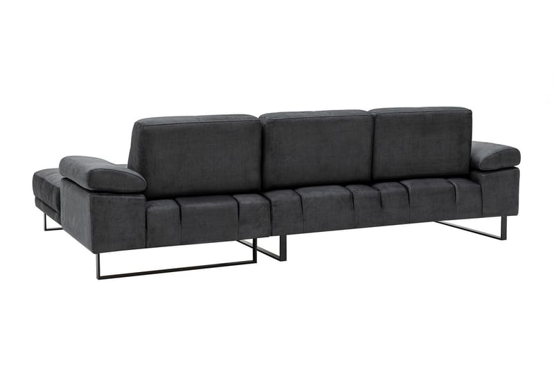 Kitimat 3-sits Högervänd L-formad Divansoffa 314 cm i Tyg - Grå - Möbler - Soffa - Divansoffor & schäslongsoffa - 3 sits soffa med divan