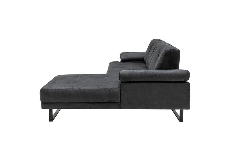 Kitimat 3-sits Högervänd L-formad Divansoffa 314 cm i Tyg - Grå - Möbler - Soffa - Divansoffor & schäslongsoffa - 3 sits soffa med divan