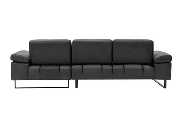 Kitimat 3-sits Högervänd L-formad Divansoffa 314 cm i Tyg - Grå - Möbler - Soffa - Divansoffor & schäslongsoffa - 3 sits soffa med divan