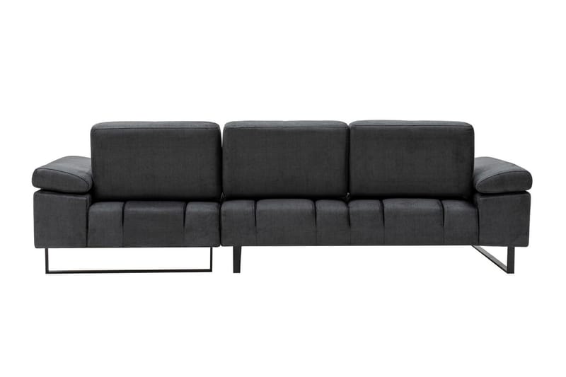 Kitimat 3-sits Högervänd L-formad Divansoffa 314 cm i Tyg - Grå - Möbler - Soffa - Divansoffor & schäslongsoffa - 3 sits soffa med divan