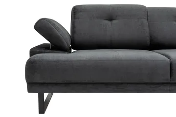 Kitimat 3-sits Högervänd L-formad Divansoffa 314 cm i Tyg - Grå - Möbler - Soffa - Divansoffor & schäslongsoffa - 3 sits soffa med divan