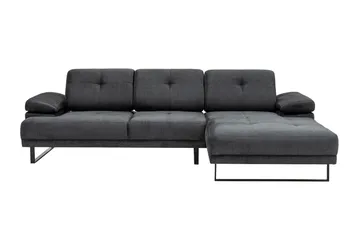 Kitimat Divansoffa 3-sits - Antracit - Möbler - Soffa - Divansoffor & schäslongsoffa - 3 sits soffa med divan