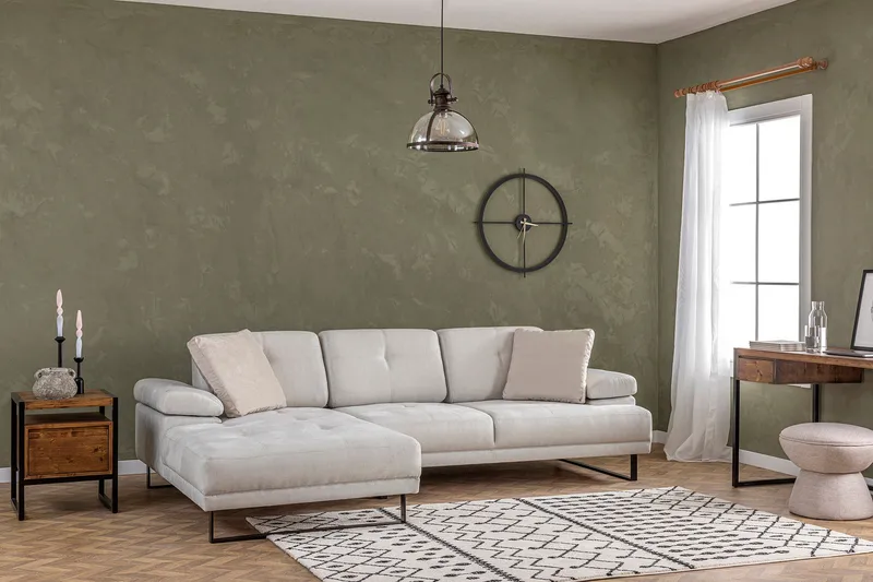 Kitimat Divansoffa 3-sits - Beige - Möbler - Soffa - Divansoffor & schäslongsoffa