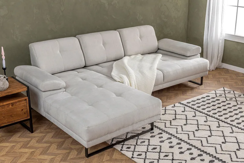 Kitimat Divansoffa 3-sits - Beige - Möbler - Soffa - Divansoffor & schäslongsoffa