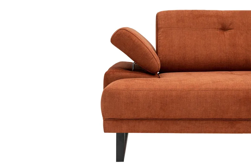 Kitimat Divansoffa 3-sits - Orange - Möbler - Soffa - Divansoffor & schäslongsoffa - 3 sits soffa med divan