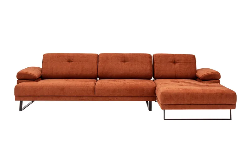 Kitimat Divansoffa 3-sits - Orange - Möbler - Soffa - Divansoffor & schäslongsoffa - 3 sits soffa med divan
