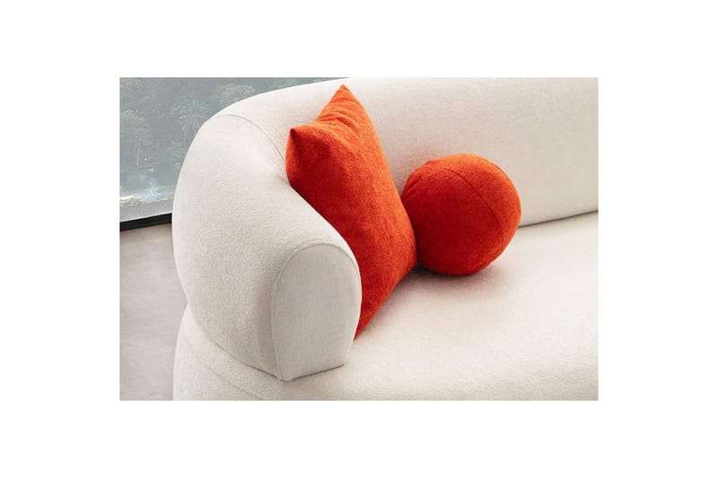 Kollumber Soffa med Divan 3-sits - Vit - Möbler - Soffa - Divansoffor & schäslongsoffa