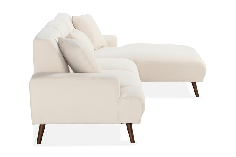 Kuroko Soffa m. Divan 3-sits - Beige - Divansoffor & schäslongsoffa - 3 sits soffa med divan