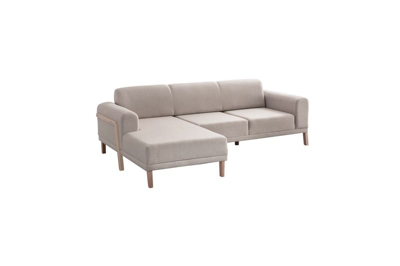 Latrona Soffa med Divan 3-sits - Krämvit - Möbler - Soffa - Divansoffor & schäslongsoffa
