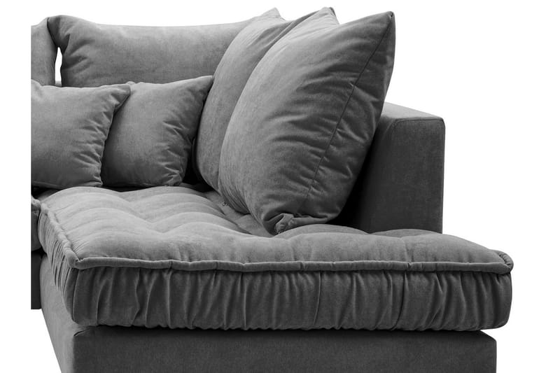 Lenara 3-sits Soffa - Rosa - Divansoffor & schäslongsoffa - Sammetssoffa - 3 sits soffa med divan