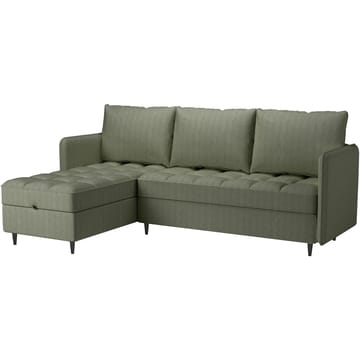 Lindhus 3-sits Soffa med vändbar divan och förvaring - Grön - Möbler - Soffa - Divansoffor & schäslongsoffa