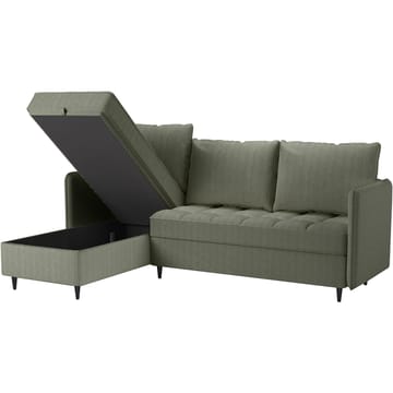 Lindhus 3-sits Soffa med vändbar divan och förvaring - Grön - Möbler - Soffa - Divansoffor & schäslongsoffa