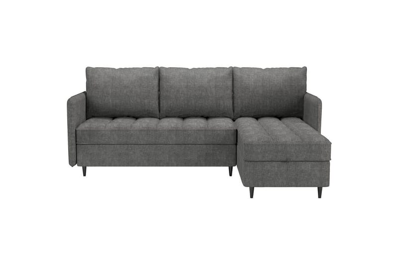 Lindhus Soffa med Divan 3-sits - Grå - Möbler - Soffa - Divansoffor & schäslongsoffa