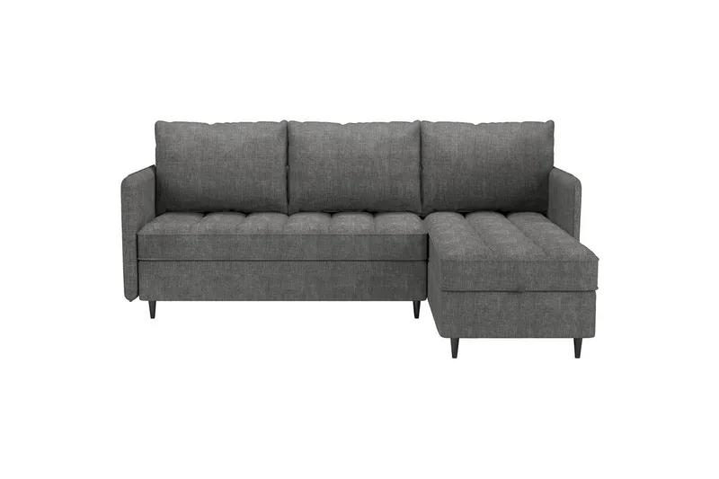 Lindhus Soffa med Divan 3-sits - Grå - Möbler - Soffa - Divansoffor & schäslongsoffa