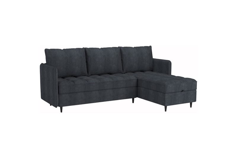 Lindhus Soffa med Divan 3-sits - Grå - Möbler - Soffa - Divansoffor & schäslongsoffa