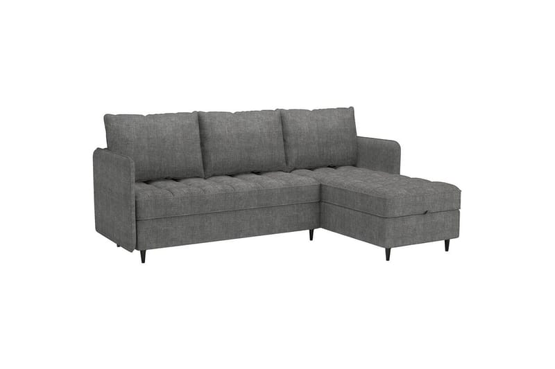 Lindhus Soffa med Divan 3-sits - Grå - Möbler - Soffa - Divansoffor & schäslongsoffa