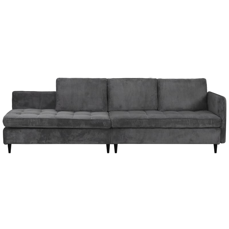 Lindhus Soffa med Divan 3-sits - Grå - Möbler - Soffa - Divansoffor & schäslongsoffa