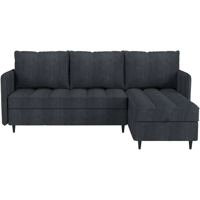 Lindhus Soffa med Divan 3-sits - Grå - Möbler - Soffa - Divansoffor & schäslongsoffa